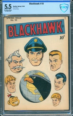 Blackhawk #10 (Quality Comics, 1946) CBCS 5.5