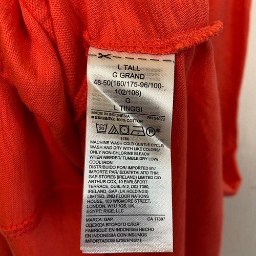 Gap Damen Rose Bush U-Ausschnitt Baumwolle ärmellos Midikleid Größe Large Tall Neu mit Etikett - Bild 8 von 11