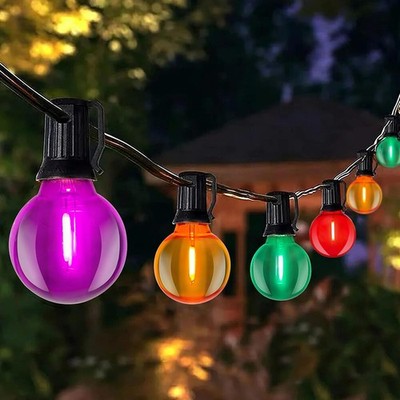 15M Outdoor Girlande Globe String Fairy Lichter G40 LED-lampen Garten Hochzeit