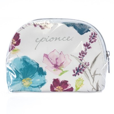 Valmont Baby Blue Cosmetic Makeup Travel Bag - 7'' x 5'' x 2''