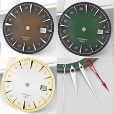 NH34 Dial 35mm Cocktail GMT Mens Case for NH34/NH35/NH36 Movement Watch Accessor