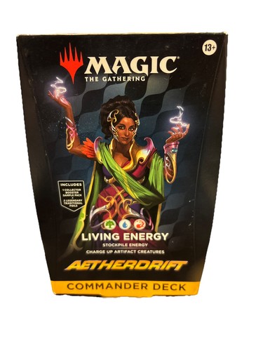 Magic The Gathering - Aetherdrift Commander Deck - Living Energy NEW/SEALED MTG