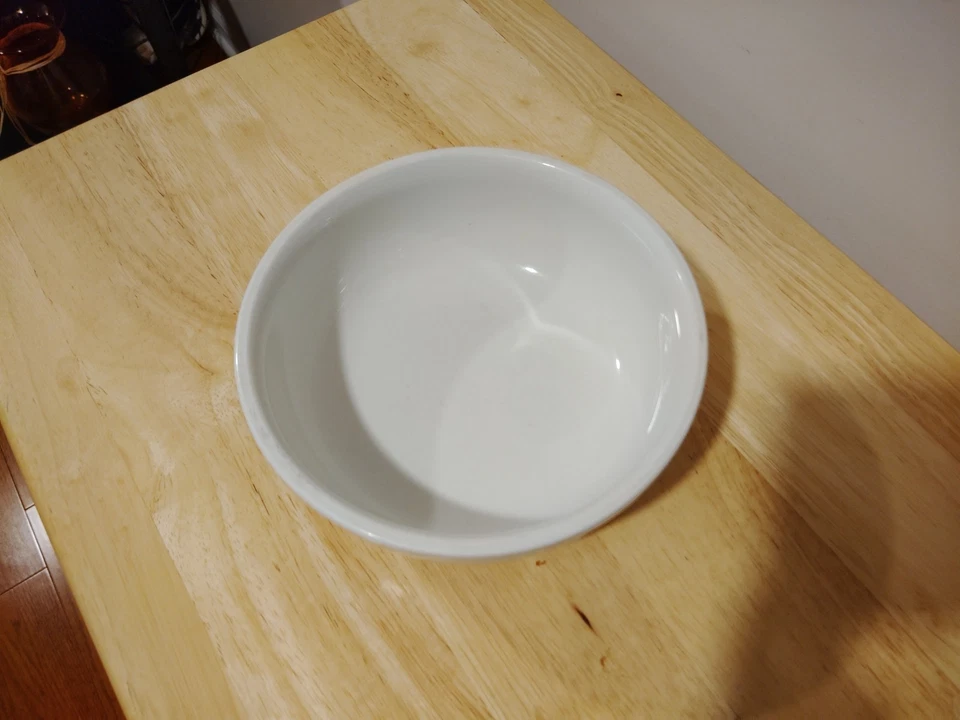 Tigela de sopa de cereais Crate & Barrel Culinary Arts 6 3/4" porcelana branca cupê - Imagem 4 de 4