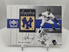 2000 UD Yankee Legends Bucky Dent GOLD Legendary Lumber Game Used Bat B