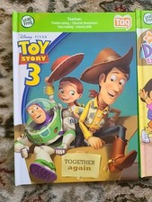 Tag Toy Story 3 and Dora Goes To School, Leapfrog Like New
