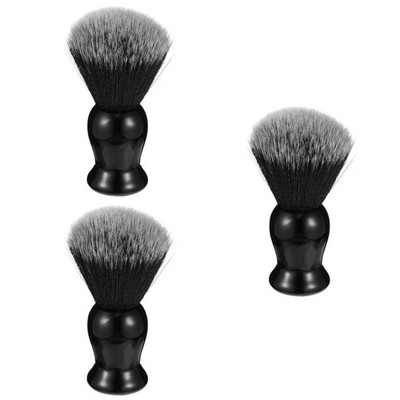  3 Pieces Bartreinigungsbürste Bartpflege Rasierpinsel Friseurwerkzeuge