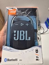 JBL Clip 4 Portable Waterproof Wireless Bluetooth Speaker Blue Color Brand New