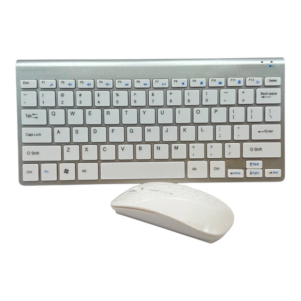 Mini Wireless Tastatur Maus set Ultra slim USB Funk Leise Ergonomisch Laptop PC - Bild 2 von 3