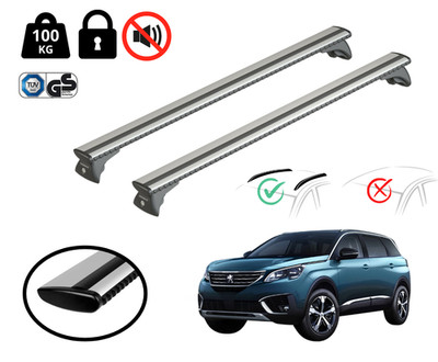 Dachträger für Peugeot 5008 2020-2024 mit Handlauf Dachträger