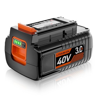 40V 3.0Ah LBX2040 for Black and Decker 40 Volt Lithium Battery LBXR36 LBX1540 US