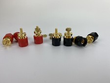 Terminal binding post For Speaker AV Cabinets Power Supply Black/Red, 4 Pairs