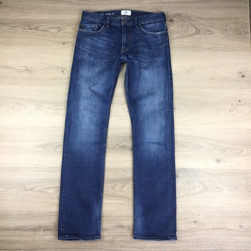 Pantalones de mezclilla rectos para hombre Jag Flynn talla 30 L33 Usados en excelente condición (AJ15) - Imagen 2 de 10