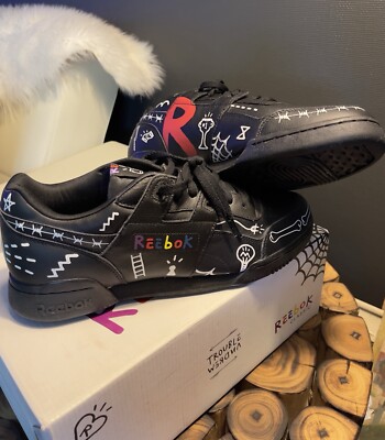 靴 Reebok WORKOUT PLUS MU Trouble Andrew RARE Size 12 - Reebok Trouble Andrew x Workout Plus MU - 2 Chainz