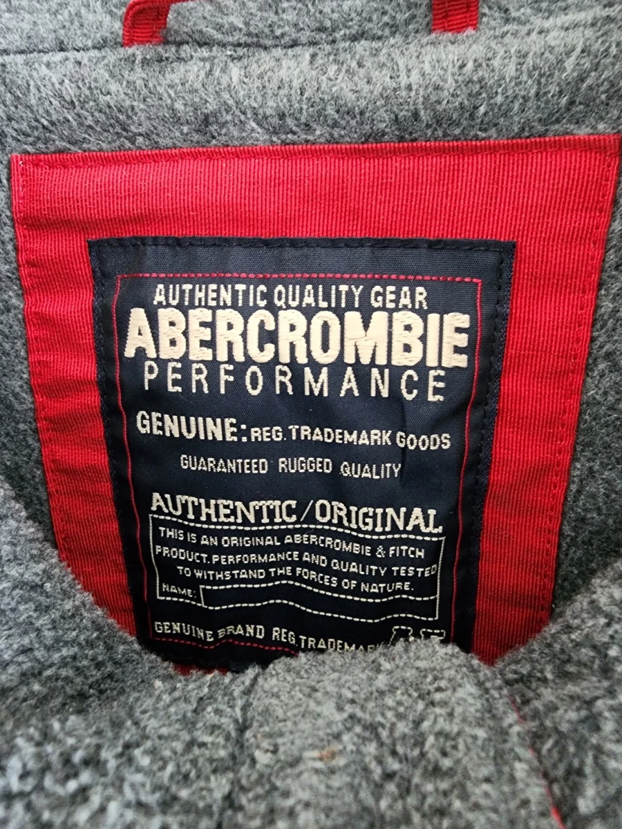 ABERCROMBIE PERFORMANCE MENS SZ XL RED JACKET LS