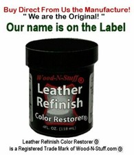 Leather Refinish Color Restorer Pewter 4 oz REFILL We are the ORIGINAL Mfg.