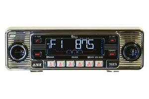 retro style radio with bluetooth