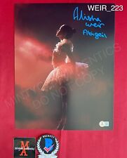 Alisha Weir autographed signed 11x14 photo Abigail horror Beckett COA Alisha Weir autographed signed 11x14 photo Abigail horror Beckett COA