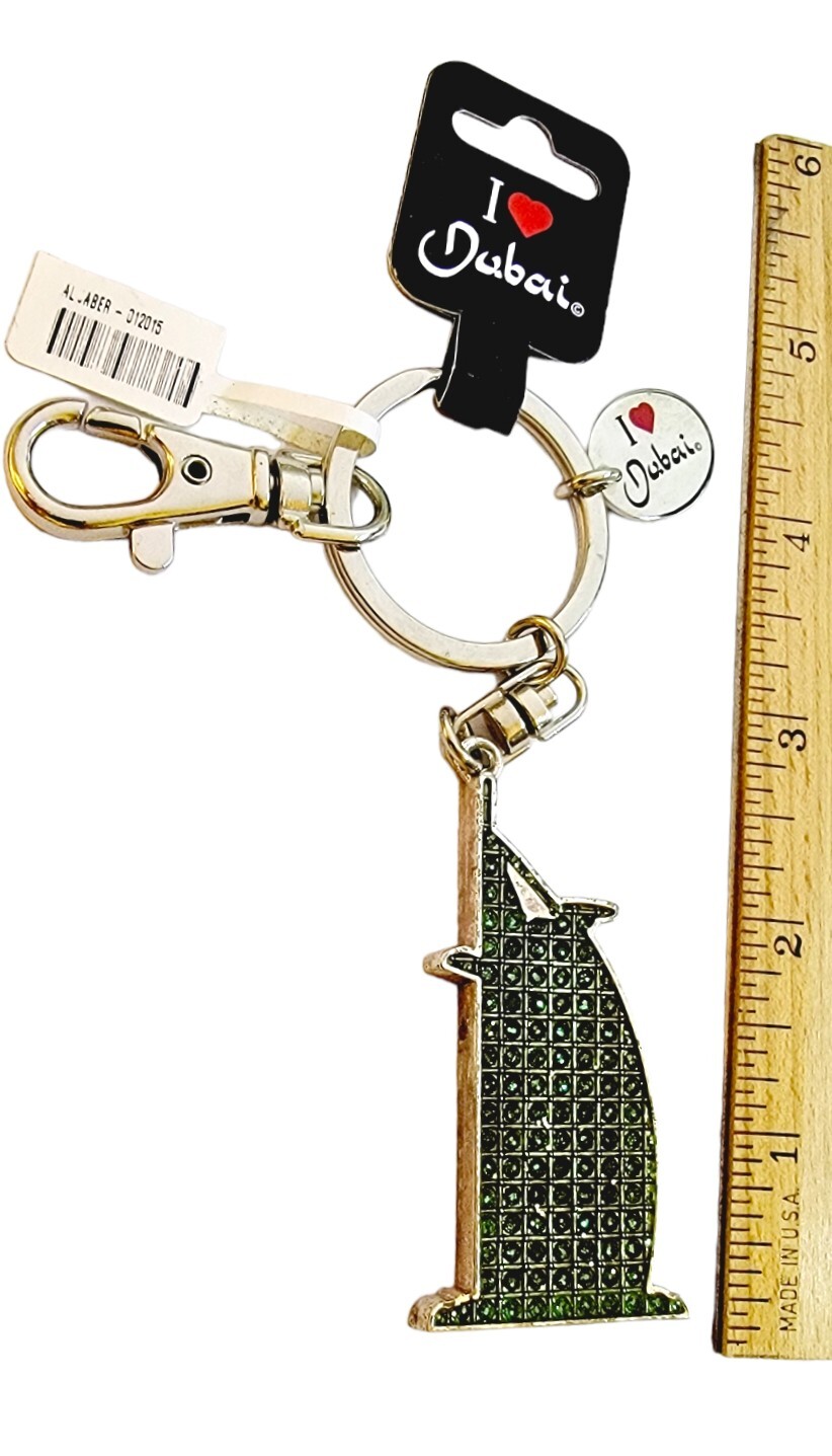 Burj Al Arab Dubai United Arab Emirates Keychain Souvenir Keytag UAE ...
