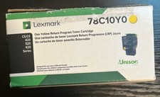 OB - USED - Genuine Lexmark 78C10Y0 Unison Yellow Toner Cartridge