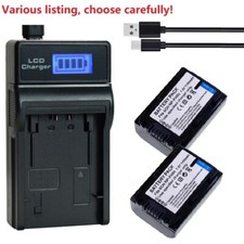 Battery or LCD Charger for Sony NP-FH50 DSLR-A230Y DSLR-A290 DSLR-A330 DSLR-A390