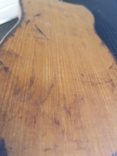 Holz Volkskunst Wand Taschenleuchter Pflanzgefäß Handarbeit handbemalt - Bild 8 von 12