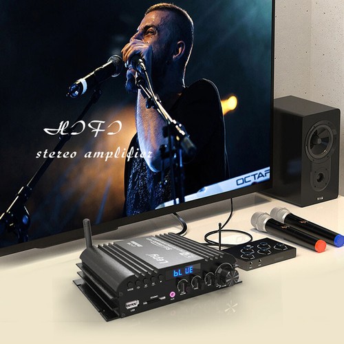 Compact 2.1CH Amplifier: HIFI Sound, 80dB SNR & Remote Control Ready - Bild 6 von 18