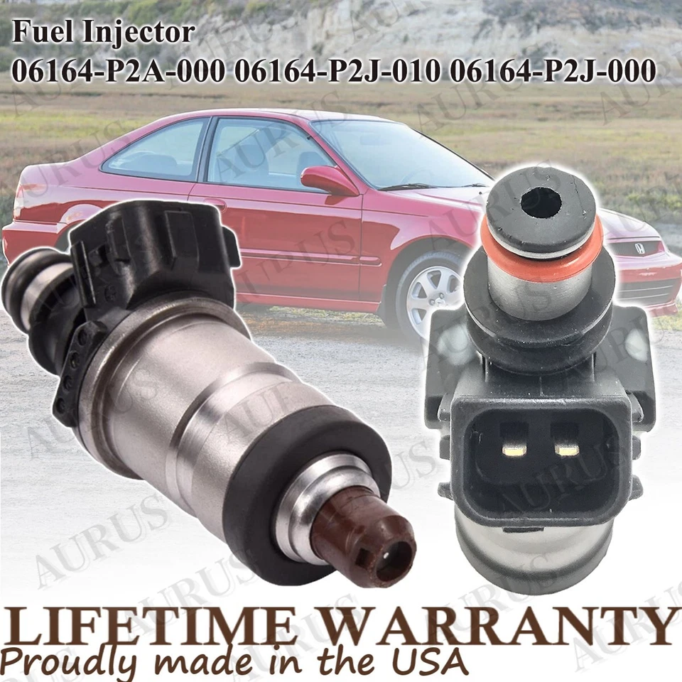 Inyectores de combustible X6 OEM AURUS NUEVOS para 1996 1997 1998 1999 Acura RL 3,5 L 06164-P2A Foto 3 de 4