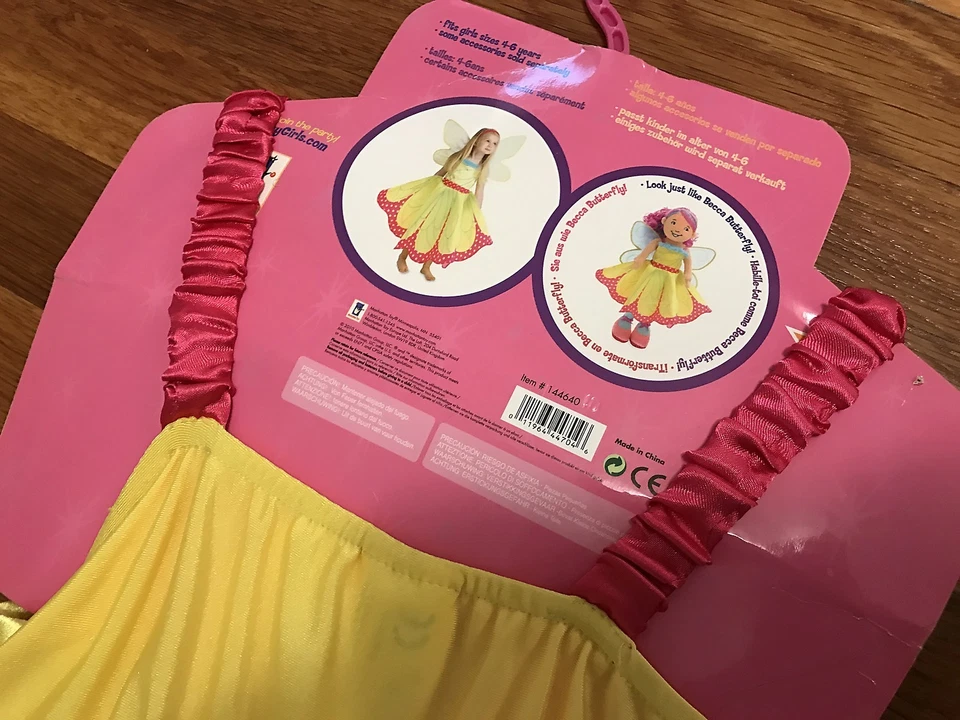 Groovy Girls Becca Mariposa niñas DISFRAZ Halloween vestir ropa muñeca hada Foto 3 de 4