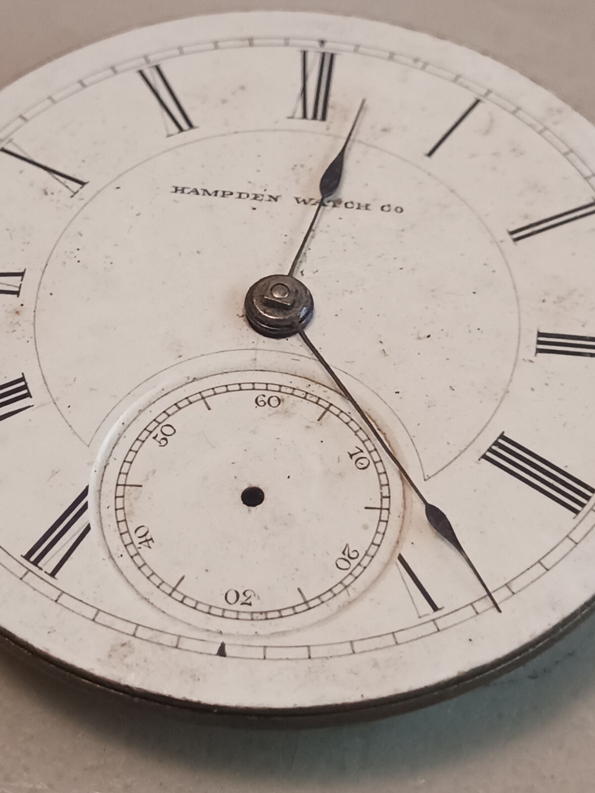 Lot Of ANTIQUE HAMPDEN POCKET WATCH DIALS AND MOVEMENTS parts Repair eBay