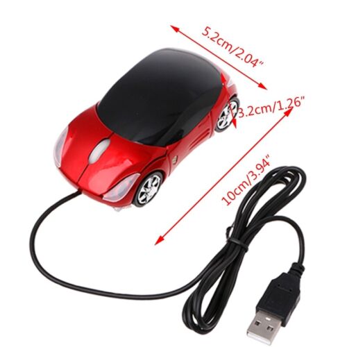 1000DPI Mini Car shape USB optical wired innovative 2 headlights mouse for PC - Picture 15 of 23