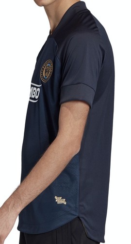 ADIDAS 2021 MLS Philadelphia Union Primary Authentic S/S Soccer Jersey Mens XS S - Picture 8 of 8