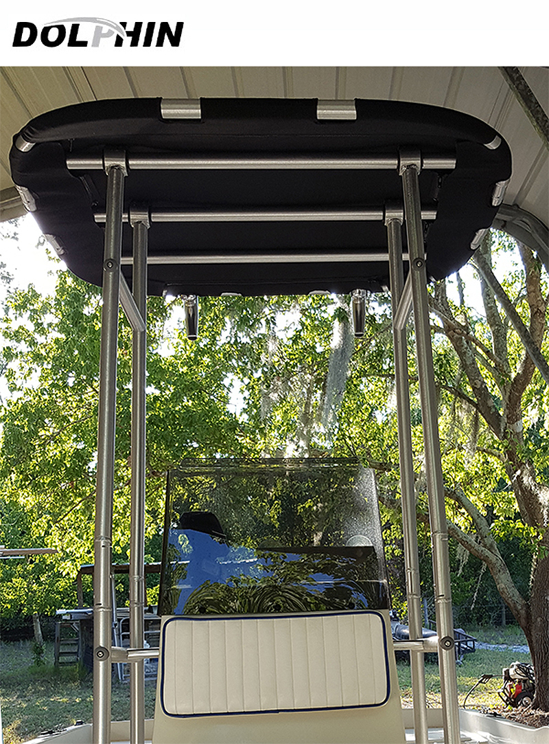 UPGRADE Dolphin Pro Boat T Top w/ GRAB HANDLES Heavy Duty T Top