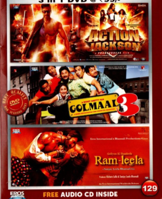 RAM LEELA ACTION JACKSON GOLMAAL EROS IN BOLLYWOOD DVD FREE 