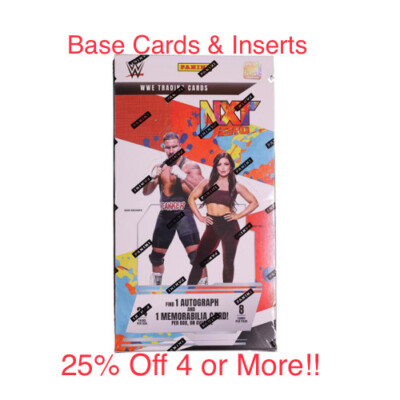 Panini NXT 2.0 WWE 2022 - Pick Your Cards - Base Cards & Inserts