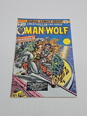 1974 MARVEL Creatures On The Loose #32 MAN-WOLF vs. KRAVEN The Hunter! BAG/BOARD