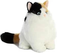 Aurora Fat Cats Munchy Calico Cat Plush Toy Stuffed Animal 9.5” Kitten Soft NEW