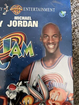 Vintage Original Rare Blockbuster Space Jam VHS Michael Jordan