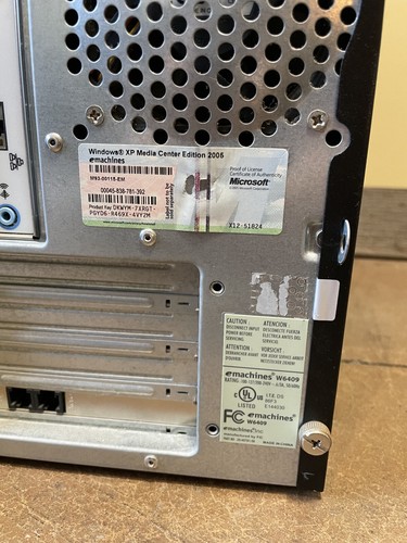 RARE ORIGINAL Emachines Intel Pentium 4 160GB HDD 512MB XP Media Center - Afbeelding 6 van 10