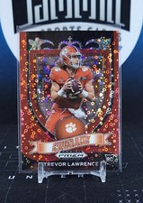 2021 Prizm Draft Picks Red Circles 161 Trevor Lawrence Rookie Crusade Jaguars