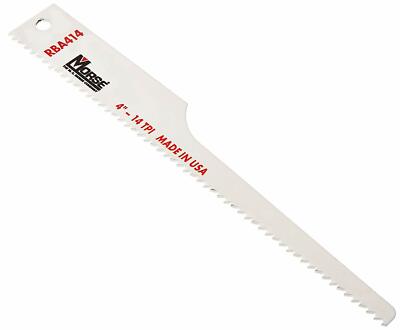 M.K. Morse RBA414T25 14 TPI Air Saw Blade (25 Pack), 4'' L, 1/2'' W, 0.025'' Thick