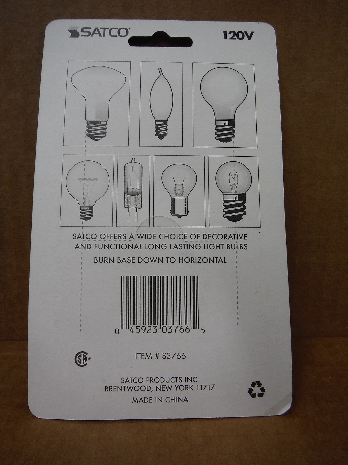 Pack of 2 Satco Decorationn Bulbs S3766 60W