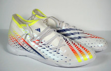Adidas Predator Edge GV8517 White/Yellow/Blue Indoor Shoes Mens Size 13