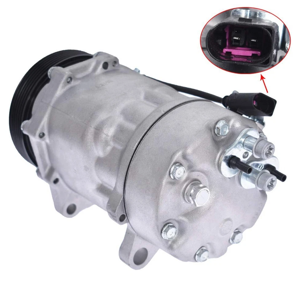 Компрессор кондиционера для Audi TT Volkswagen Beetle Golf Jetta 2000-2006 CO 1206DC - Изображение 2 из 4