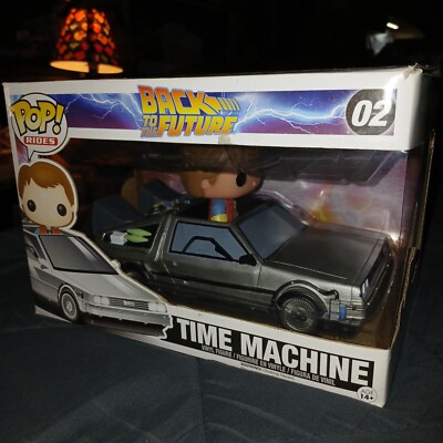 Funko POP Rides 02 Back to the Future Time Machine With