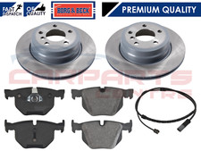FOR BMW X5 F15 F85 X6 F16 13-19 REAR BORG & BECK BRAKE DISCS PADS SENSOR 320mm