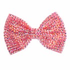 10 x Ladies Fashion Shining Brand New Diamante Crystal Bow Hair Clip Large Size