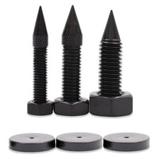 4x Speaker Anti-Shock Spike Stand Foot Isolation Feet Speaker Base Pad M6 M8 M10
