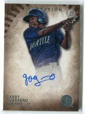 2015 Bowman Inception Gabby Guerrero AUTO AUTOGRAPH RC MARINERS