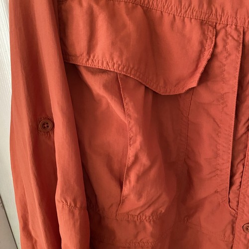 Simms Shirt Mens 2XL Orange Guide Series Long Sleeve Button Up Fishing Outdoors - Picture 3 of 16