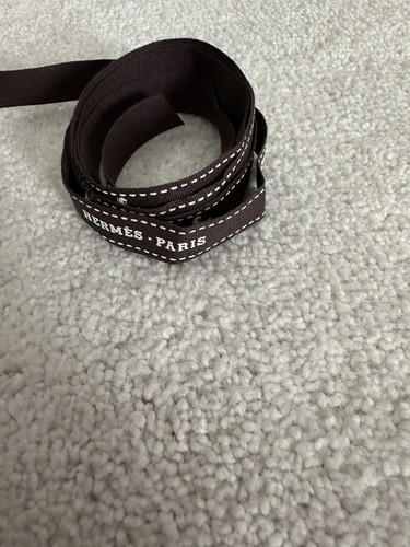 Authentic Hermes Paris Designer Packaging Ribbon 3’11”
